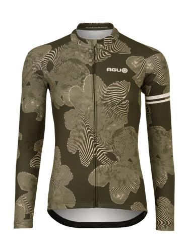 Striped Flower - Fietsshirt dames