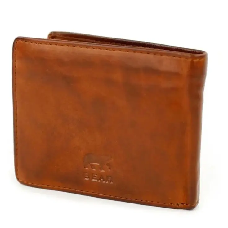 Jim - Leren Billfold portemonnee - Muntgeldvak