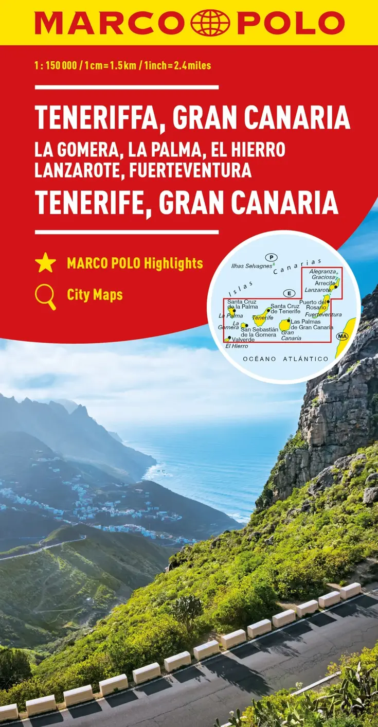 Wegenkaart Tenerife - Gran Canaria