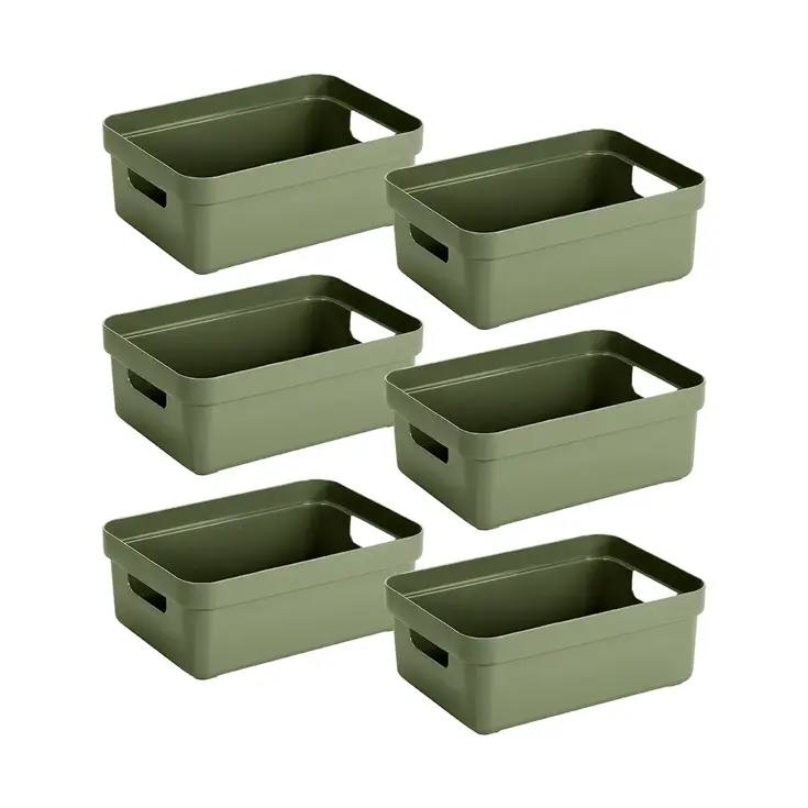 Sigma home - Opbergbox - 9L - 6-delig