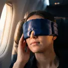 Zijden Slaapmasker - Donkerblauw - PurelyGoods