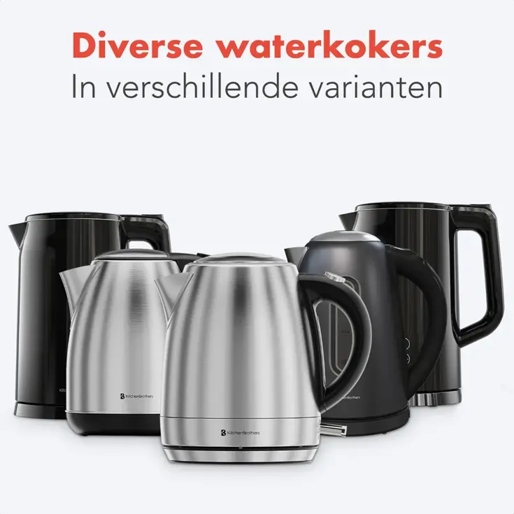Waterkoker – 1L – RVS