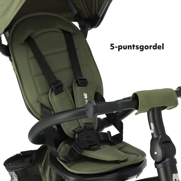 Explorer Luxe Driewieler - Opvouwbaar met mandje