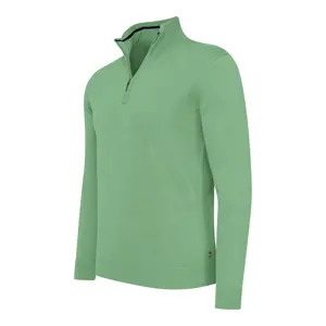Heren Bergamo Zip Pullover Cappuccino Italia