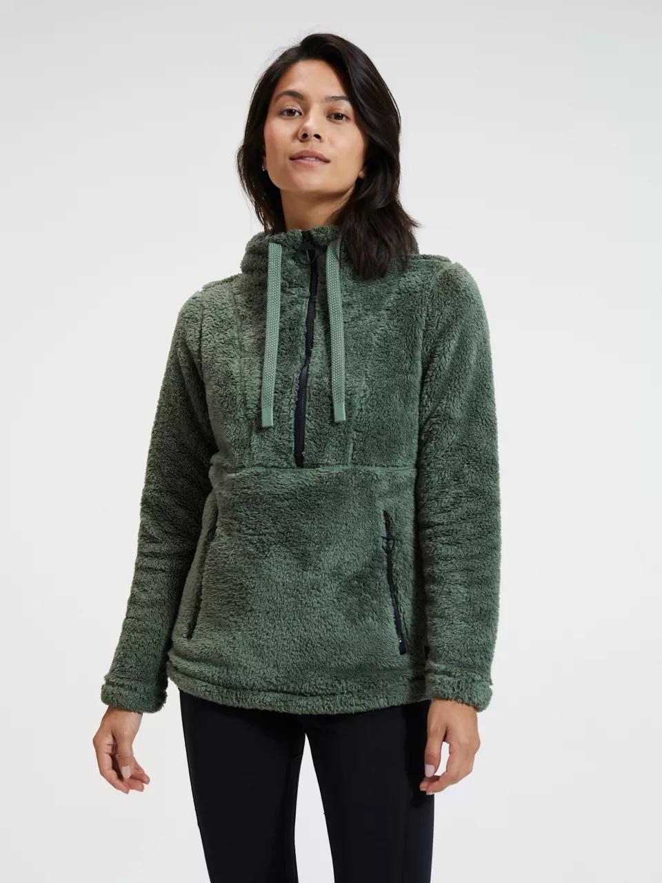ANWB  Noa  Fleecetrui dames  Human Nature  Groen   4XL