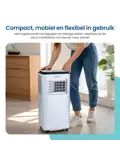 3-in-1 Mobiele Airco met Wifi en App - 9.000 BTU/h