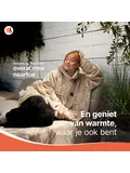 Elektrische Snuggle Hoodie Deken