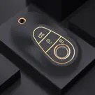 TPU Sleutelhoesje voor Mercedes goud C3
