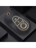 TPU Sleutelhoesje voor Mercedes goud C3b