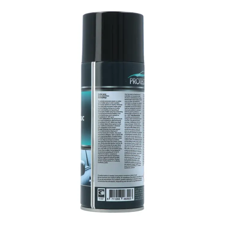 Rubberspray voor bescherming en smering van rubber