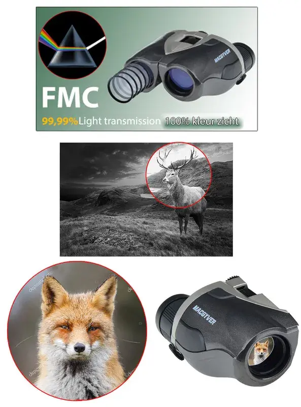 Compact Zoom Verrekijker 8-25-x25