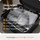 Compressie Packing Cubes – 6 stuks – Grijs