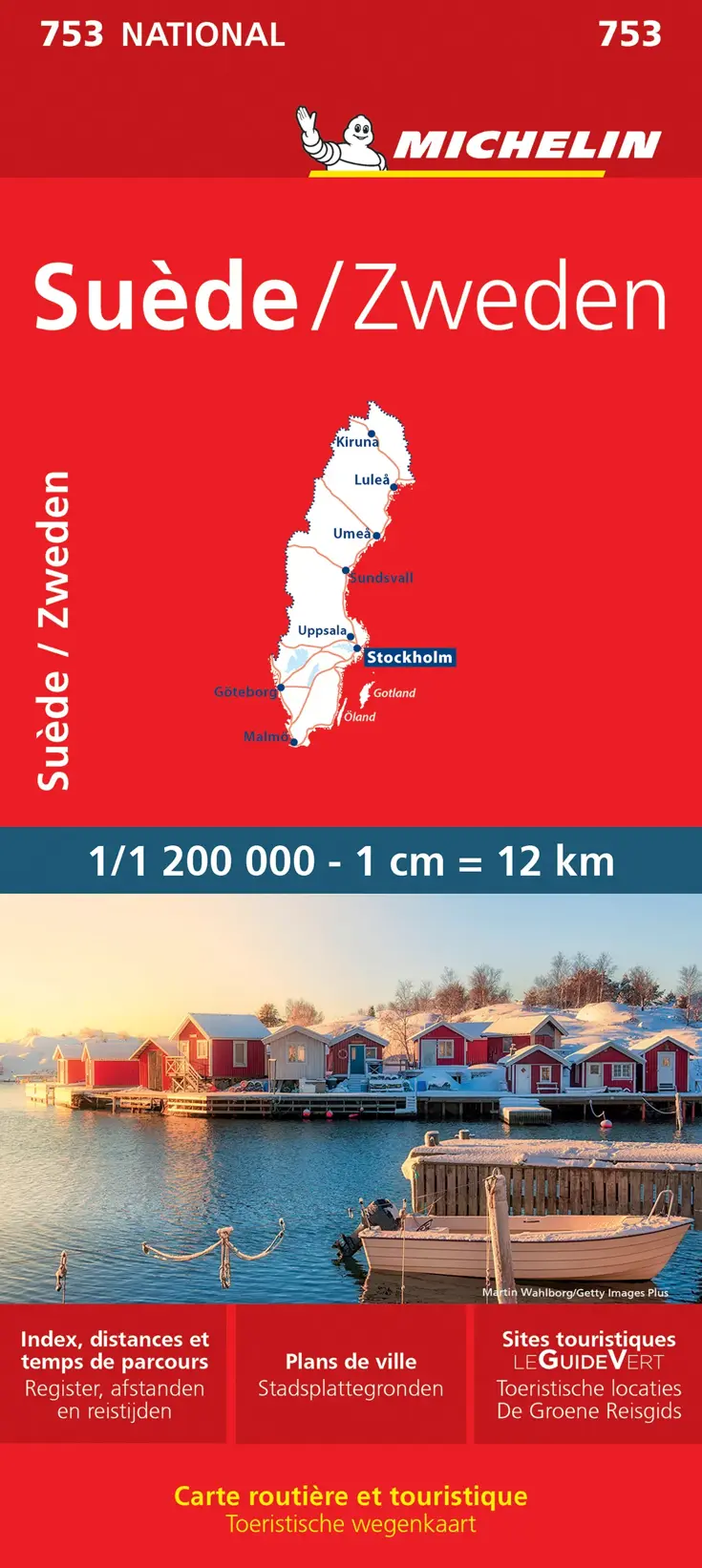 Wegenkaart National 753 Zweden