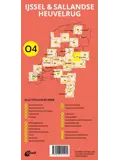 ANWB Fiets en wandelknooppuntenkaart O4 IJssel en Sallandse Heuvelrug