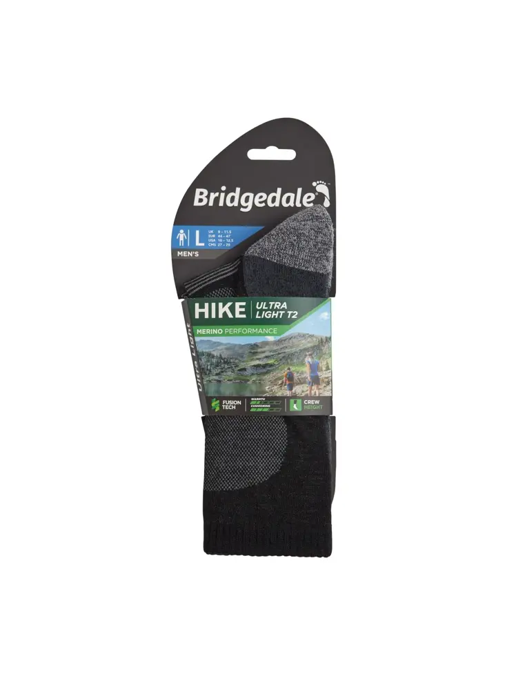 Bridgedale Hike Ultralight T2 Merino Crew