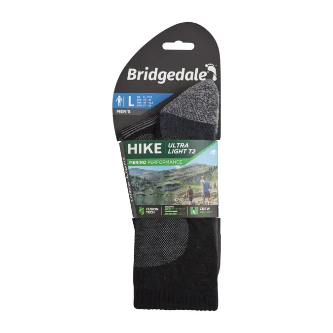 Bridgedale Hike Ultralight T2 Merino Crew -