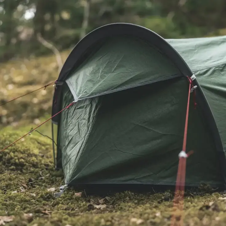 Tweepersoons tunneltent groen