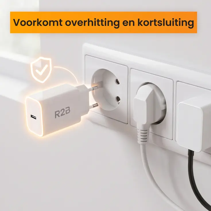 USB-C Kabel 1 meter met USB-C Adapter