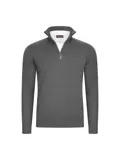 Heren Mock Zip Pullover