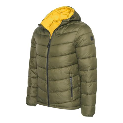 Heren Hooded Winter Jacket Cappuccino Italia