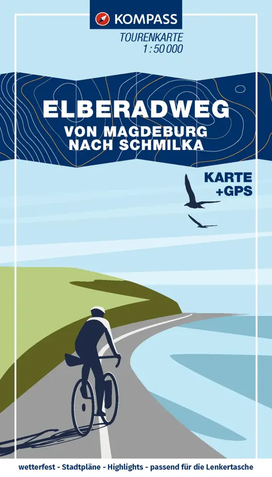 Fietskaart FTK 7002 Elberadweg deel 2