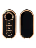 TPU Sleutelhoesje voor Fiat / Abart goud A3