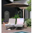 Parasol Luxe 8-ribs - Ø 300cm - taupe