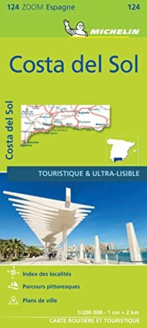 Michelin Zoom Wegenkaart 124 Costa del Sol