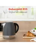 Waterkoker – 1L – Titanium Grijs/RVS