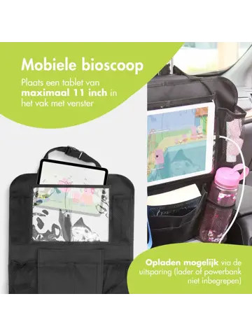 Autostoel Organizer met Tablethouder