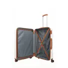 Travelite Bali 4 Wiel Trolley L white/cognac