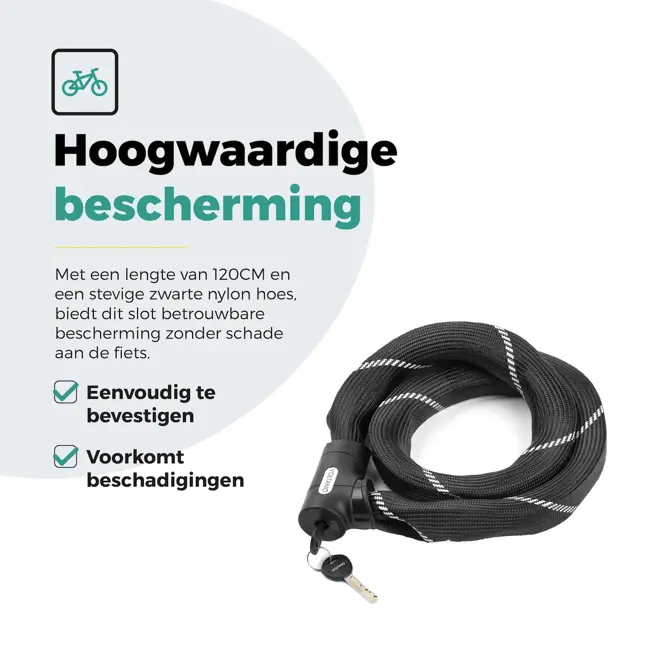 Voltano ART2 kettingslot luxe slotkop