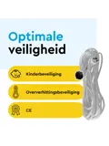 Verlengsnoer 5 m met randaarde voor binnen