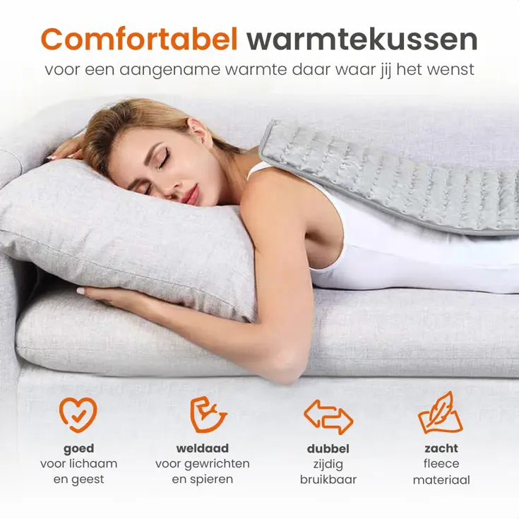 Warmtekussen - 30x40cm - 3 Warmtestanden