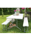 Klaptafel - campingtafel - 180cm - wit