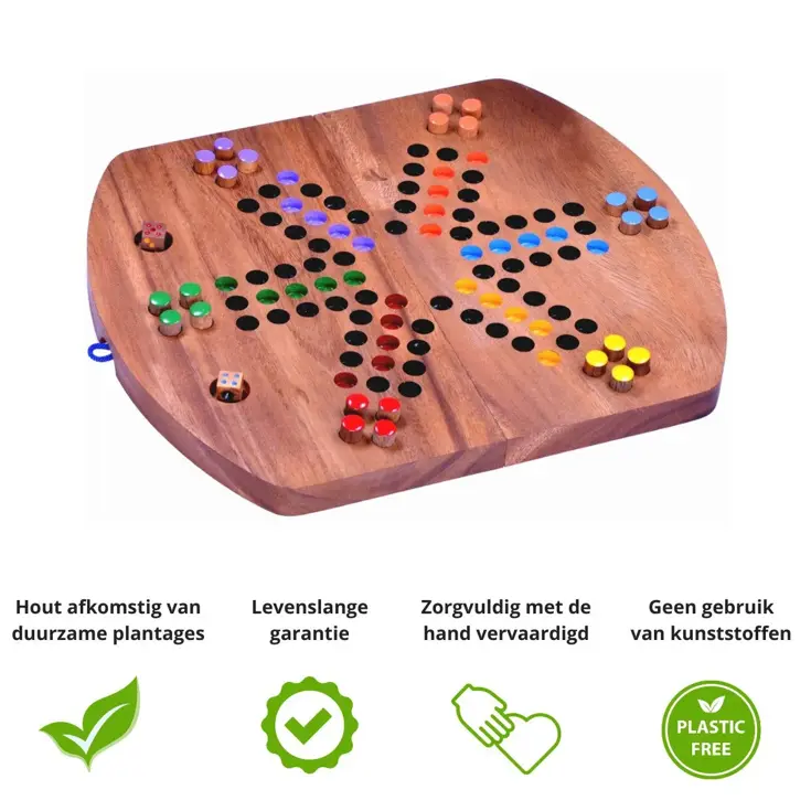 Ludo Mens Erger Je Niet – 6 Spelers