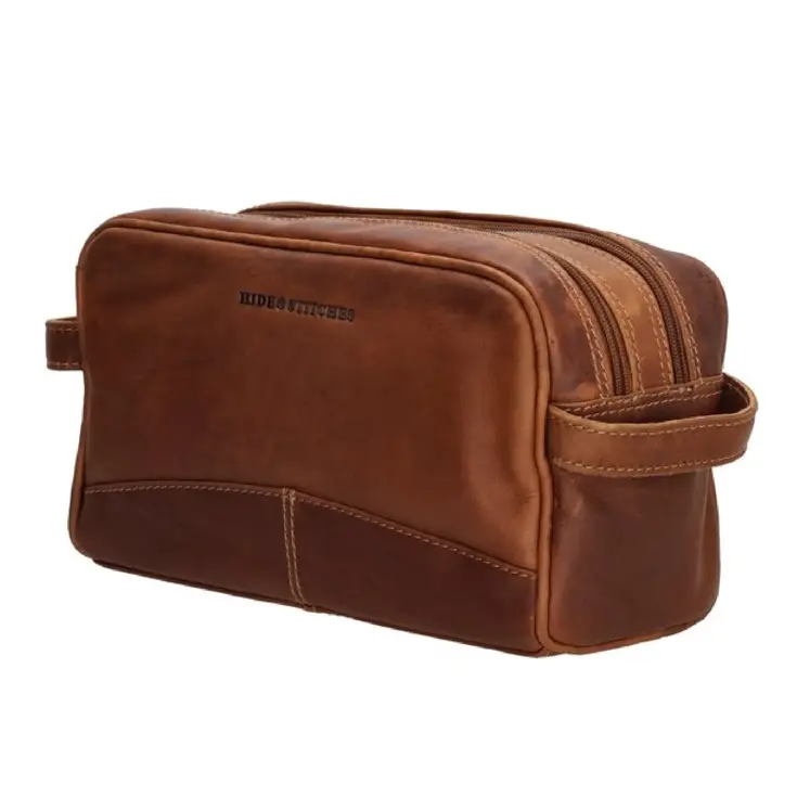 Hide&Stitches - Japura - Leren toilettas