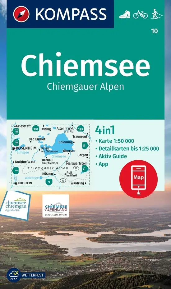 Wandelkaart WK10 Chiemsee