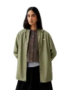 Izzy PU Hooded Jacket - Jas - Unisex - Hunter