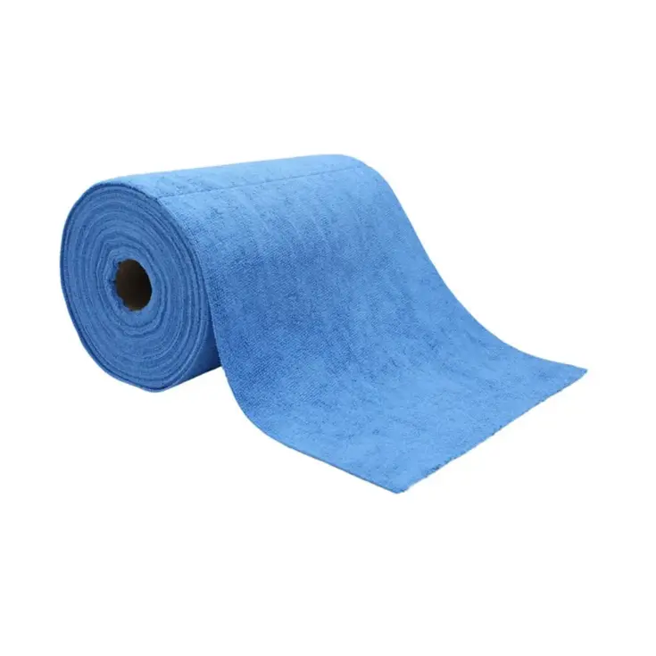 Poetsdoek op rol 75 stuks Blauw