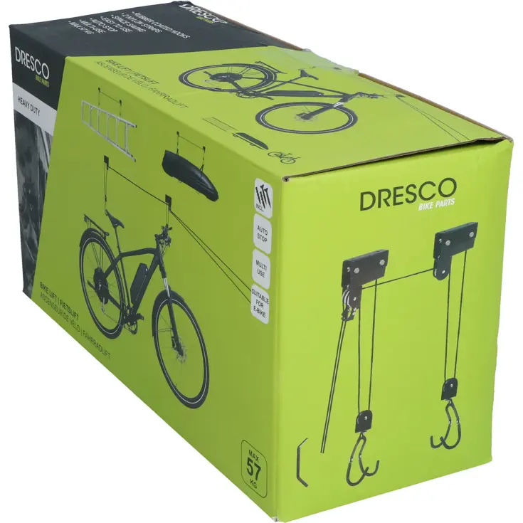 Fietslift voor zware fietsen en e-bikes tot 57kg