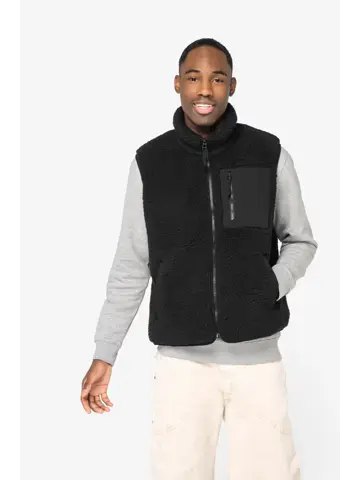 Sherpa Bodywarmer - Zwart - Unisex Bodywarmer