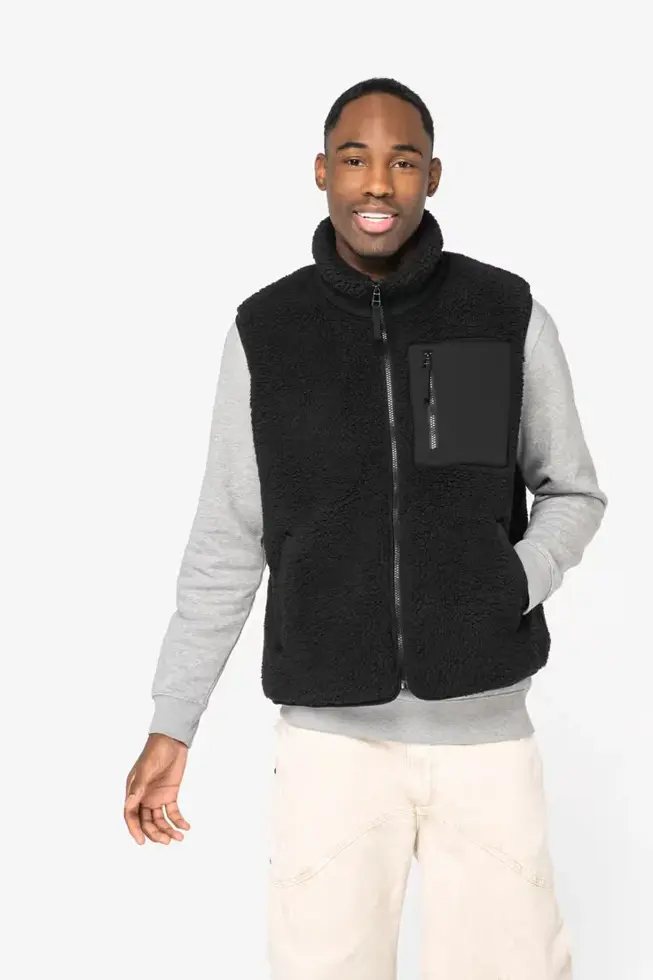 Sherpa Bodywarmer - Zwart - Unisex Bodywarmer