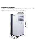 Technolife Mobiele Airco - 9000BTU