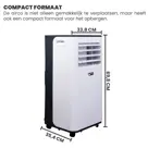 Technolife Mobiele Airco - 9000BTU