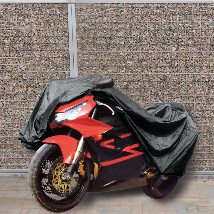 Motorhoes 245x80x145 cm, waterdicht met zak