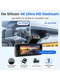 Dashcam 4K + 2K Voor & Achter - WiFi GPS - 64GB