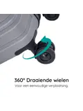 Reiskoffer L ABS 95L met TSA-slot en 360° wielen
