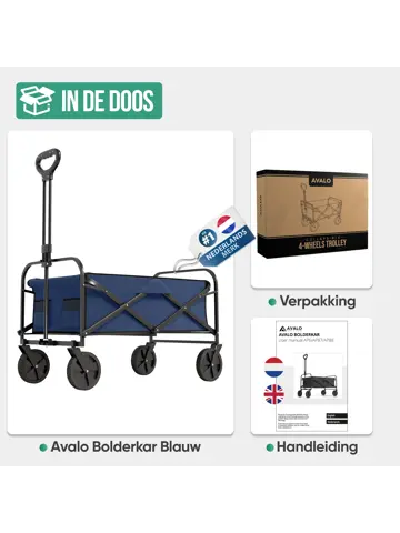 Bolderkar Opvouwbaar