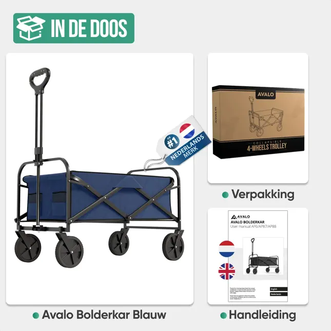 Bolderkar Opvouwbaar